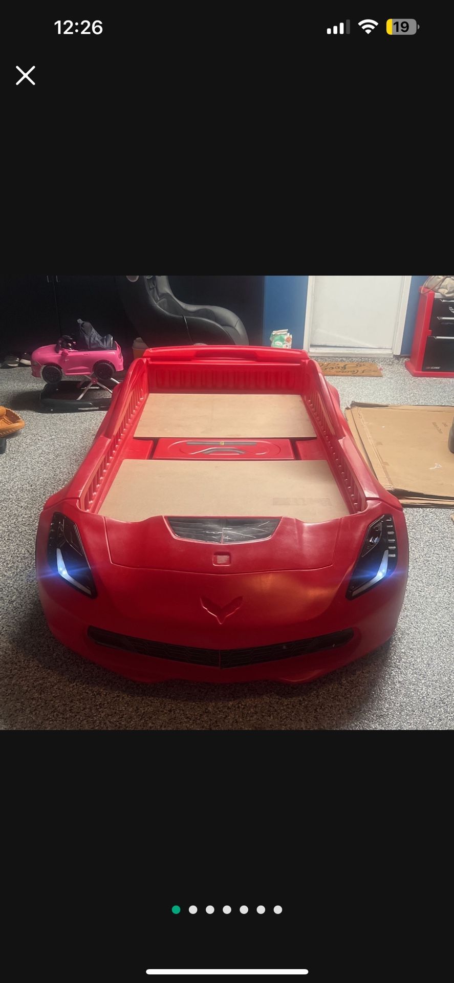 Car Bed With Cabinet