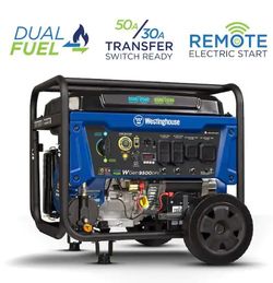 Powerful Electric Generator Dual Fuel 
