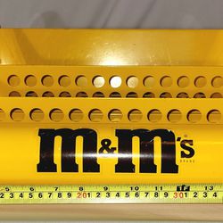Vintage 90s M&M's Store Display Candy Holder for Rack, Shelf, Counter, Collector