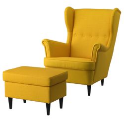 Arm Chair And Ottoman 