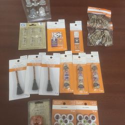 HALLOWEEN MINI EMBELLISHMENTS • MINI DÉCORATIONS