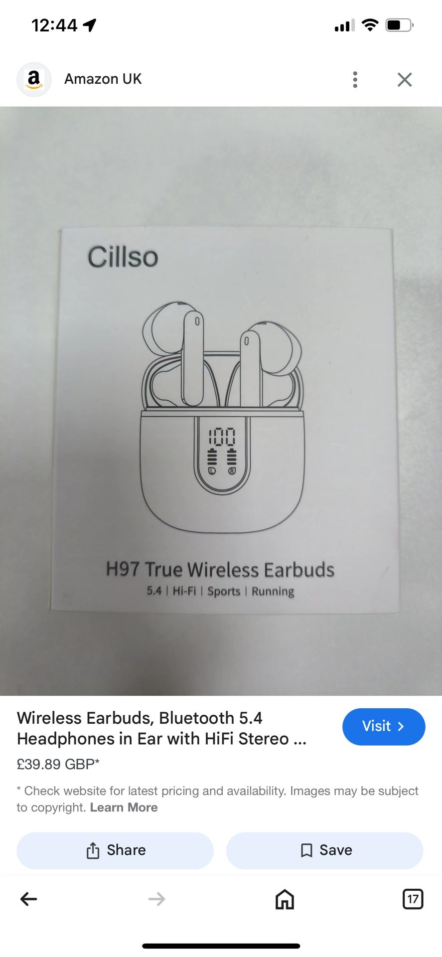 Wireless EarBuds Bluetooth 5.4