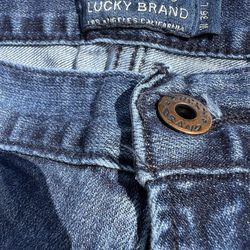 Lucky Brand Men's 221 Original Straight Jeans 36 W  32 L LUCKY YOU