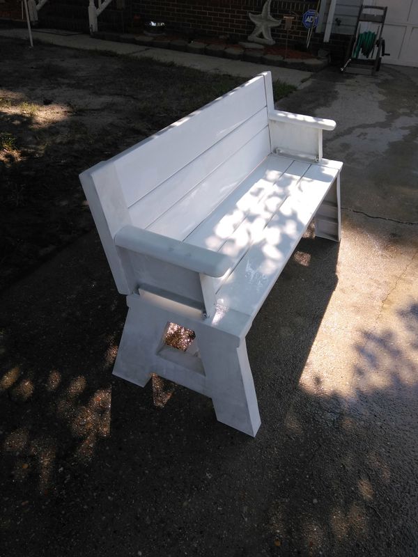 Flip Top Bench Table With Arms For Sale In Norfolk Va Offerup