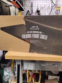 Traeger Folding Front Shelf "New Missing One Screw " $60 Or Best Offer