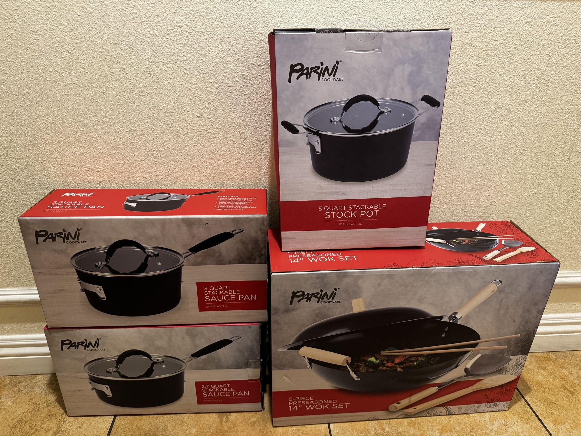 NIB 4-Piece Parini Cookware