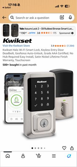 Kwikset smart WIFI lock