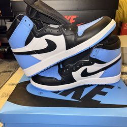 Air Jordan 1 UNC Toe 10.5