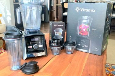 🔥 PRISTINE Vitamix A3500 Bundle + 4 Extra Cups/Bowls + 3-Yr Warranty! 🔥