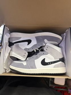 Brand New Nike Air Jordan 1 Mid SE Craft Cement Grey - Men’s Size 9.5