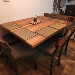 Very Nice Wooden Kitchen Table