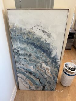 Large Abstract Ocean Wall Art