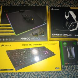 Corsair Razer Gaming Keyboard Mouse For Computer