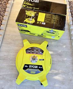 RYOBI 18in 4200 PSI Quick Connect Pressure Washer Surface Cleaner With Caster Wheels