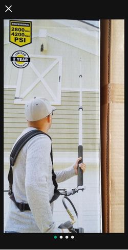 Telescoping Pressure Washer Extension Wand