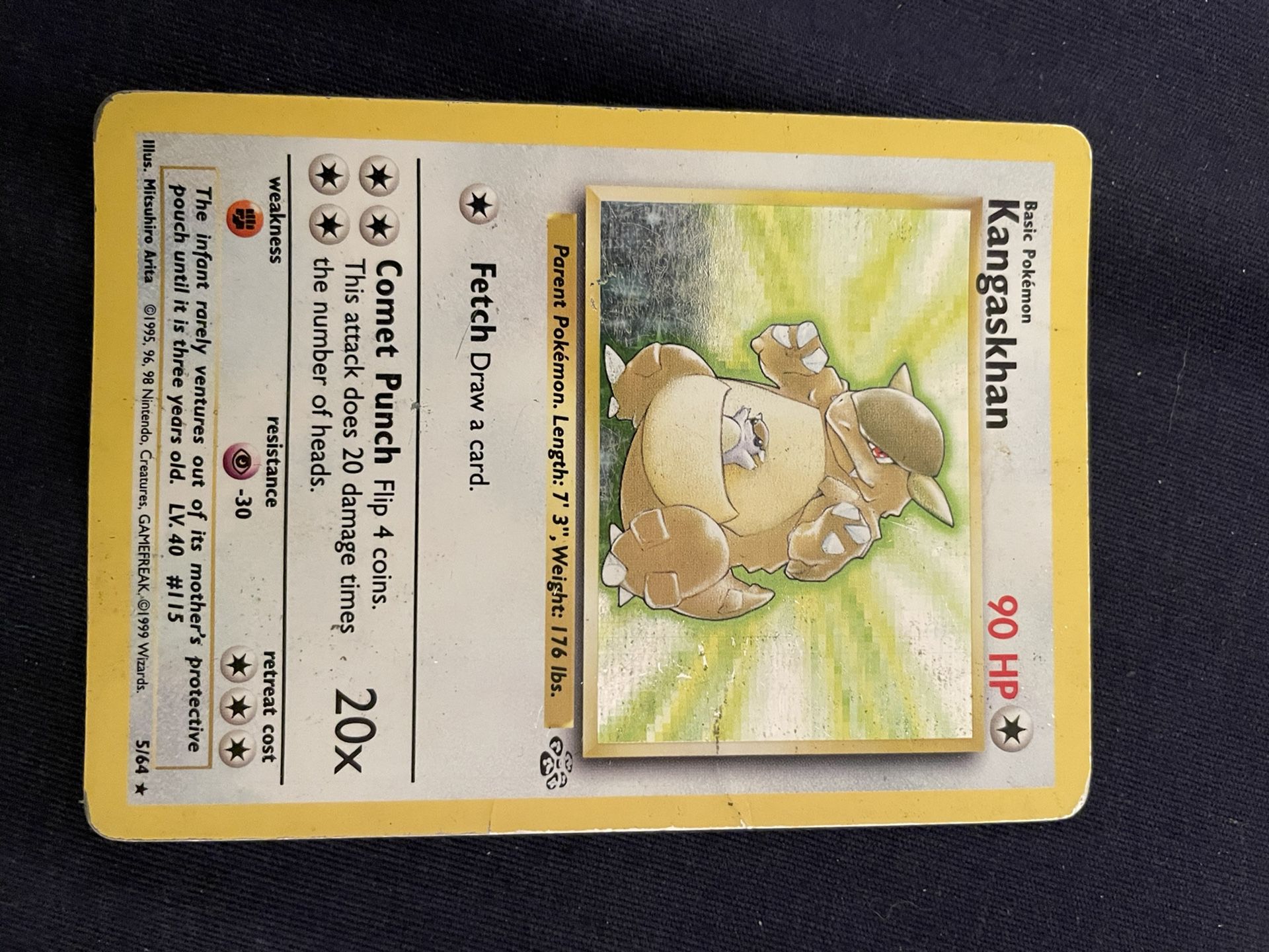 Kangashkan Basic Pokemon Card