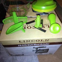 Lincoln Meat Processor And Grinder #8 & Tupperware Quick Chef Pro!!!