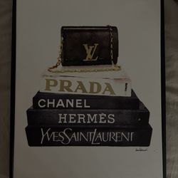 Luxury Fashion Art Print – Framed