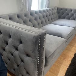 Lovely Gray Sofa 