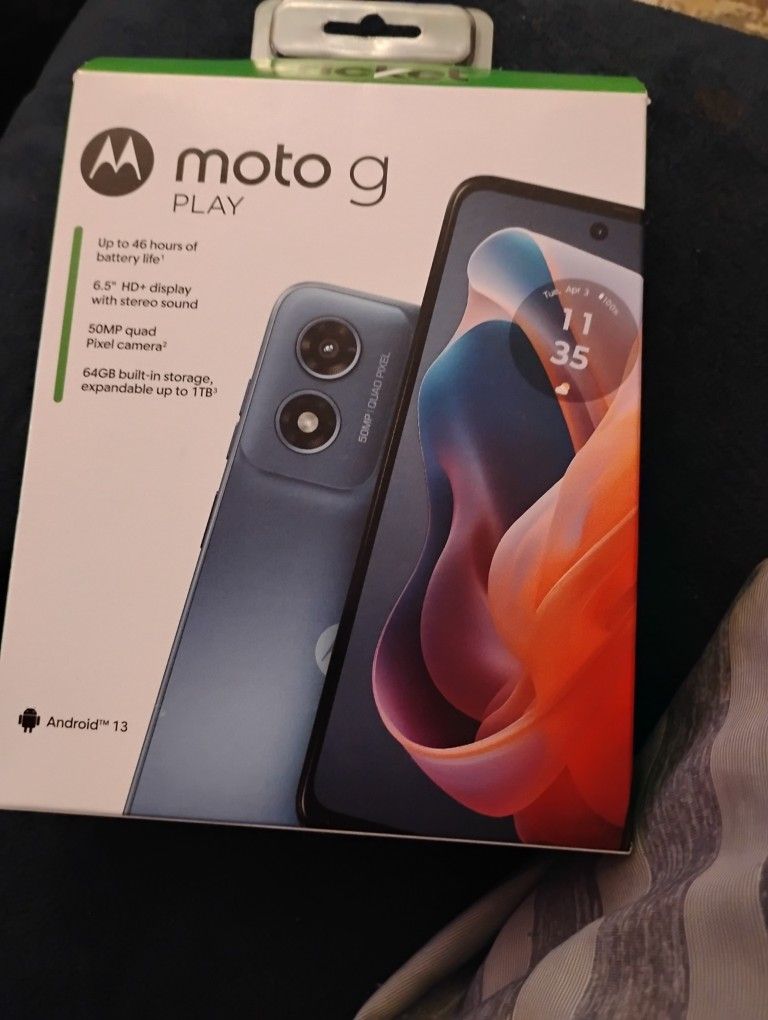 Cricket Android Moto Phone Brand New In box