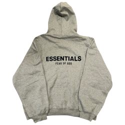 Fear of God Essentials Gray Hoodie