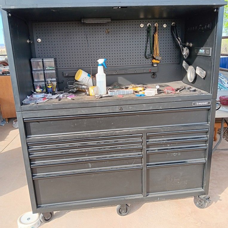 Tool Box Husky 2 Different Ones For Sale....tall One $400. S.aller Husky $300..WE HAVE KEYS...you Pick Up..these Boxes Are Almost Brand New