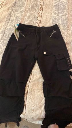 Fashion woman’s black jeans large