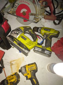 Ryobi Drill And Jig Saw