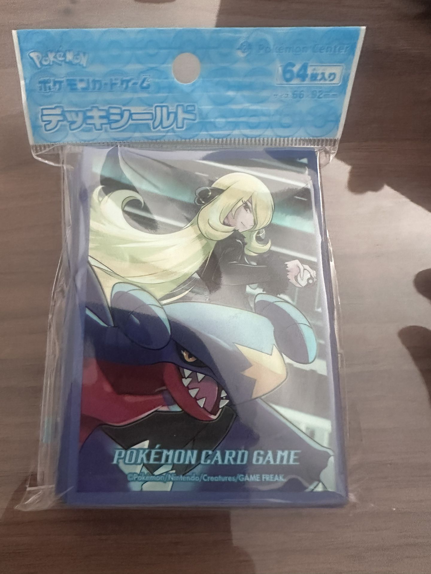 Pokemon Card Game TCG Deck Shield 64 Sleeves Cynthia & Garchomp Ver.2