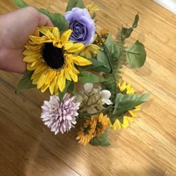 Garden Flower Circle Decor