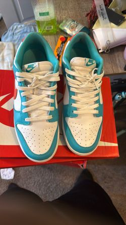 Nike Dunks Miami Dolphins 