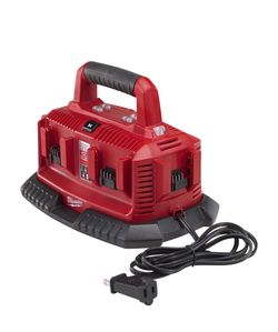 Milwaukee 48-59-1806 M18 18 Volt Six Pack Sequential 6 Place Battery Charger