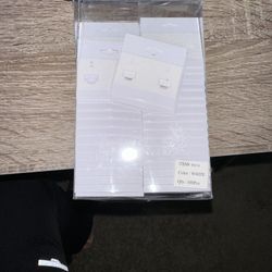 Earrings Display Cards