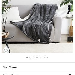 Heated Electric Throw Blanket