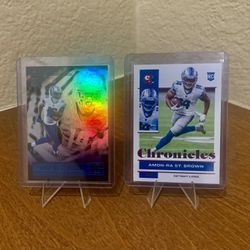 2 Amon-Ra St. Brown Rookie Sports Cards