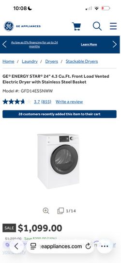 Brand new front load dryer
