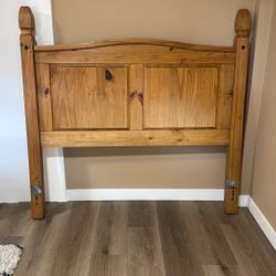 Pier 1 Solid Wood Queen Headboard – Rustic Farmhouse Style