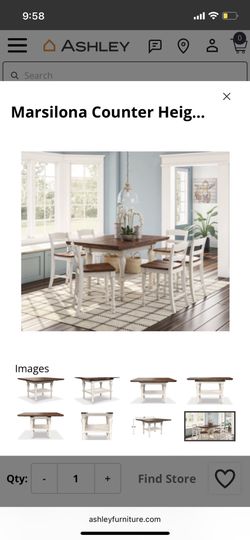 Ashley Furniture Dining Marsilona Counter Height Table Marsilona