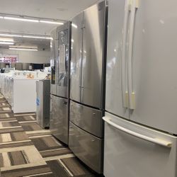 White French Door Refrigerator Samsung 