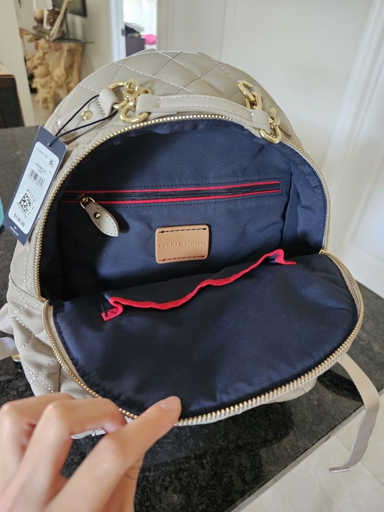 Brand New Beige Tommy Hilfiger Backpack