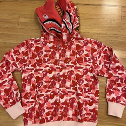 Pink Bape Double Hood 