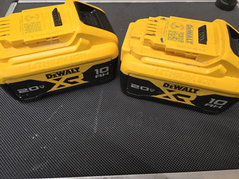 Dewalt Batteries 10ah 20 Max V