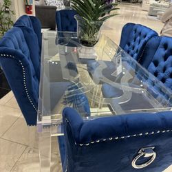 Dining Table Chairs Sofa Loveseat 