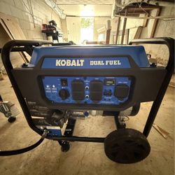 Kobalt 5500w Dual Fuel Generator