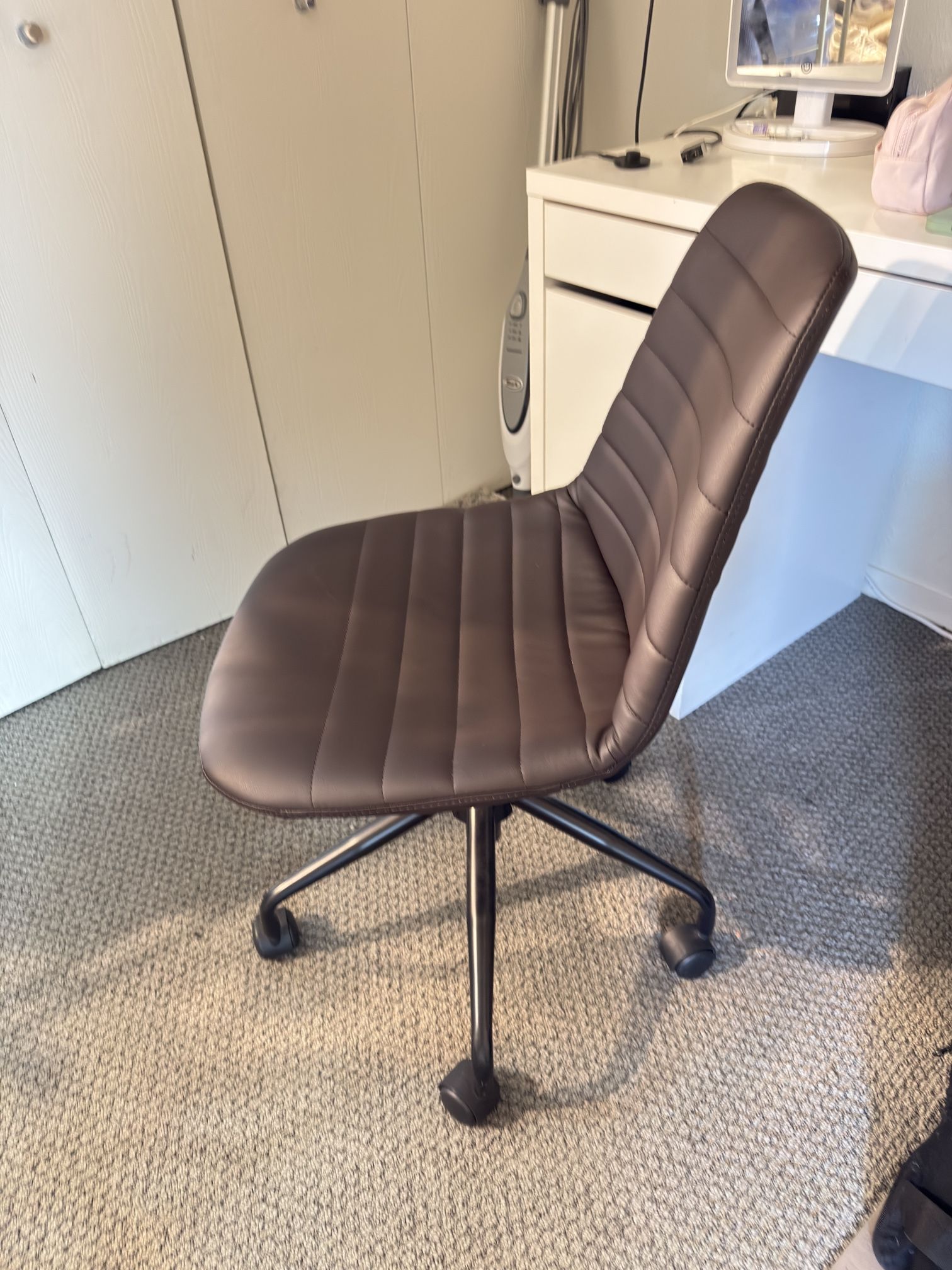 Brown Leather Office Chair
