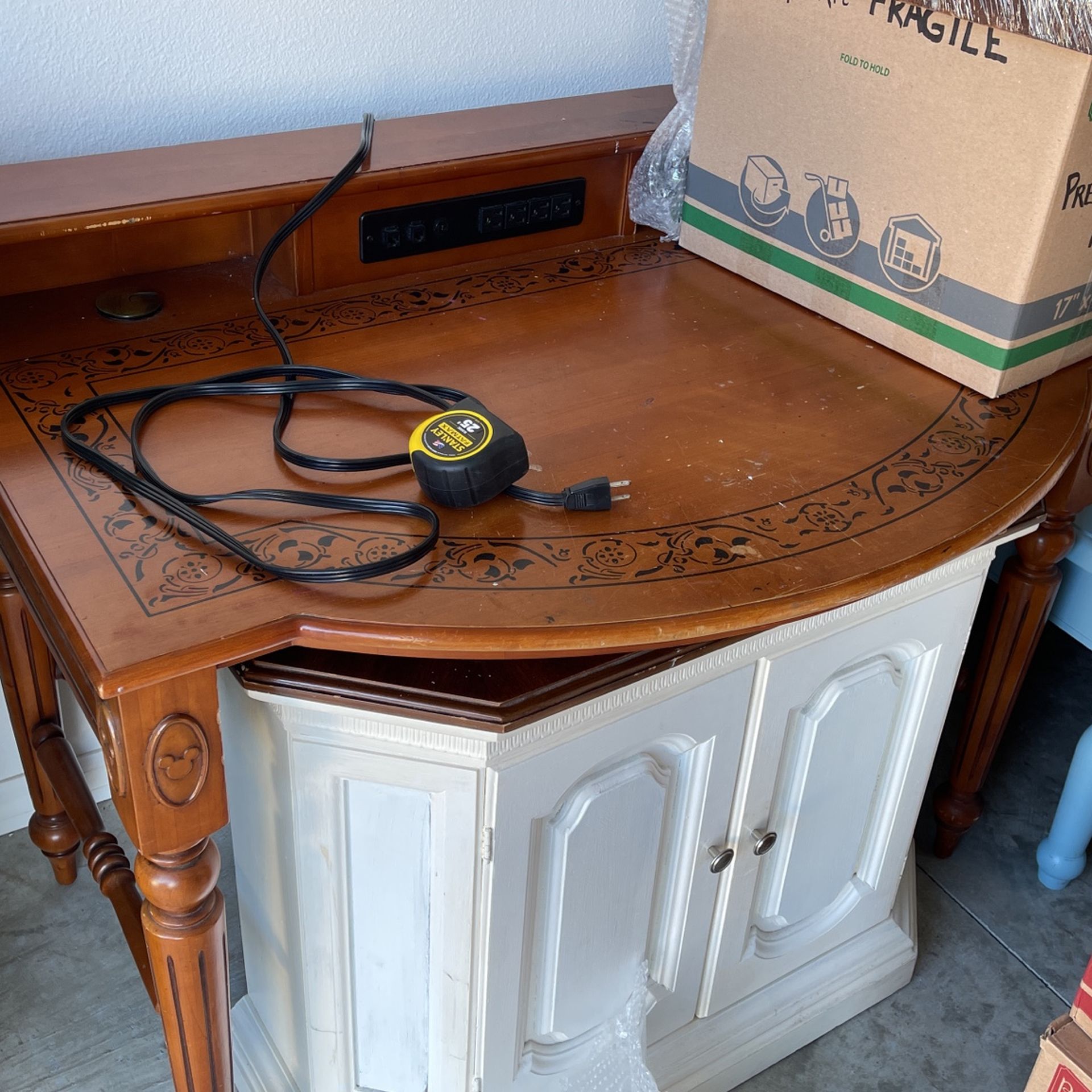 Disney Resort Desk.  Solid Wood, 45”W X 30”D X 36” H