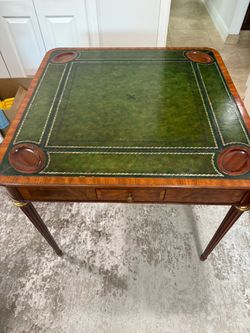 Antique Hand Made Wooden Crafted Card and Game Table