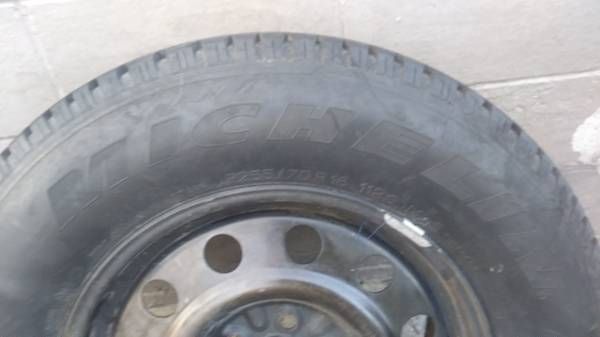 Silverado spare tire 18 inch steel chevy or gmc 6 lug rim and tire for ...