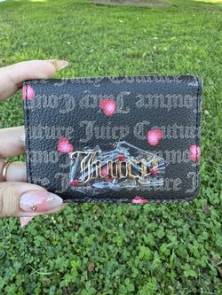 Juicy Couture Brown With Pink Hearts Wallet 
