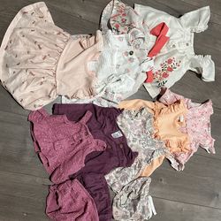 Baby girl tops/dresses